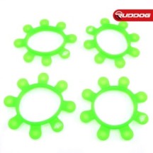 RC-Project Tire Gluing Rubber Bands Green (4) RCPJ-A024-G