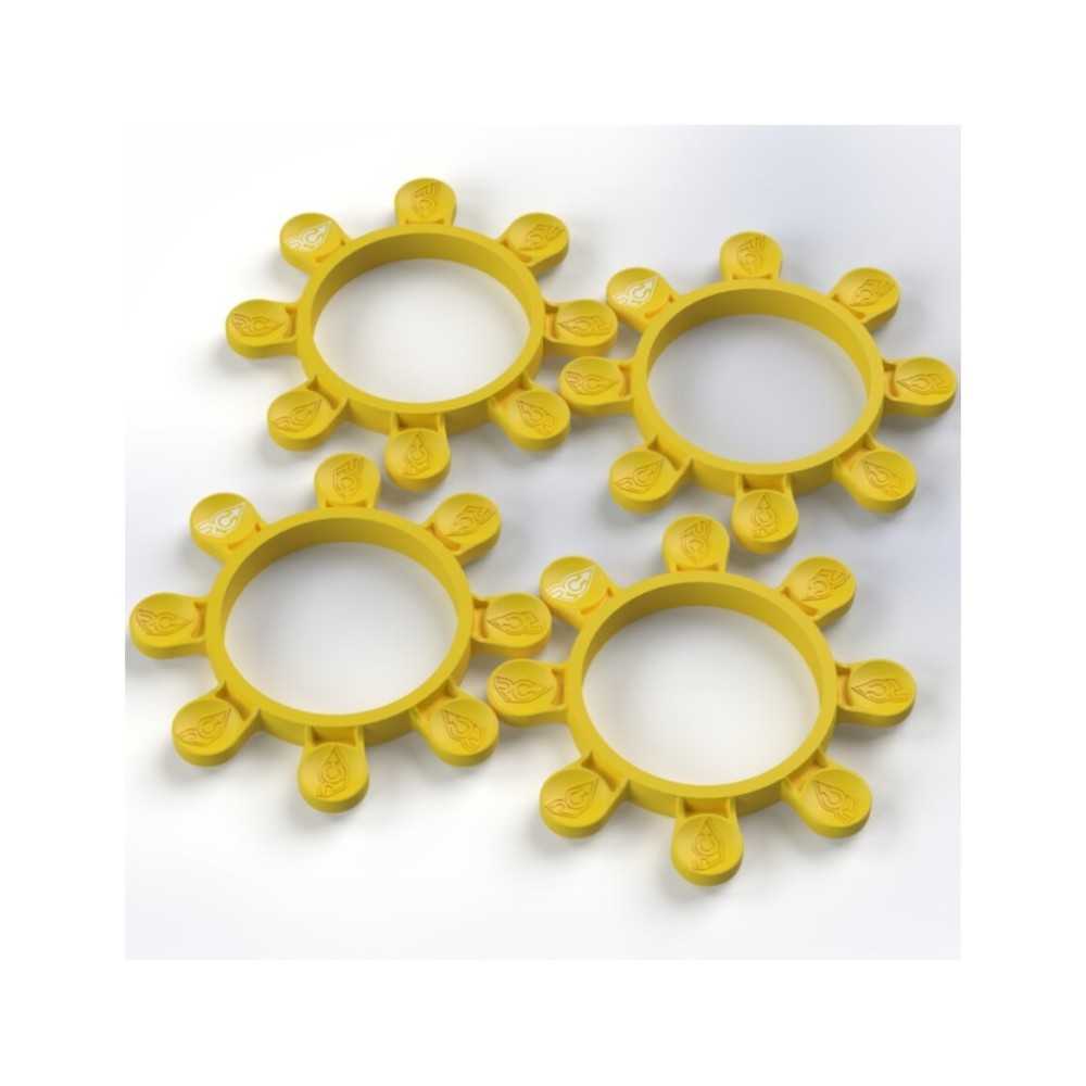 RC-Project Tire Gluing Rubber Bands Yellow (4) RCPJ-A024-Y RC-Project Tire Gluing Rubber Bands Yellow (4) RCPJ-A024-Y