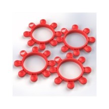 RC-Project Tire Gluing Rubber Bands Maranello Red (4) RCPJ-A024-MR