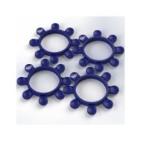 RC-Project Tire Gluing Rubber Bands Reflex Blue (4) RCPJ-A024-RB