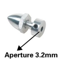 Adaptador de hélice con spinner PM32S para tu motor RC