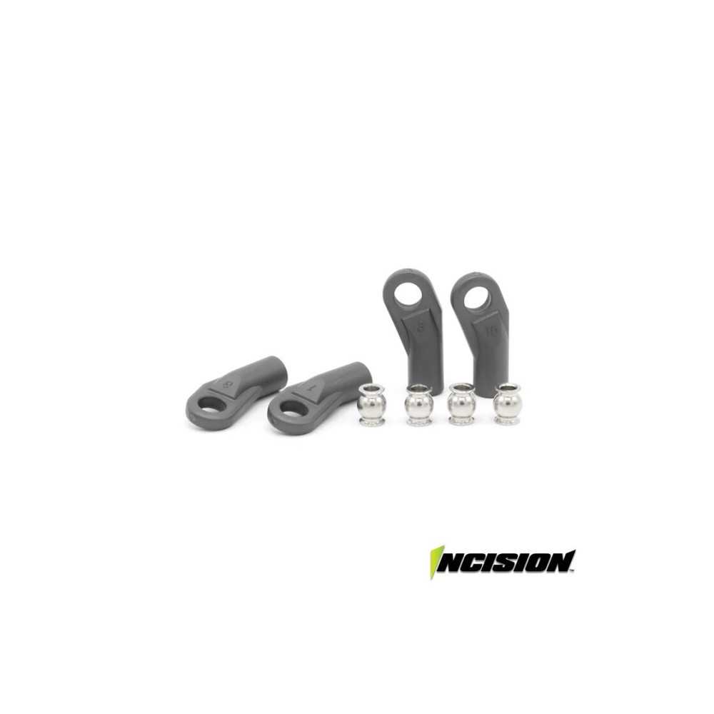 Incision 2IRC Pro Bent Rod End Pack (4) IRC00014 Incision 2IRC Pro Bent Rod End Pack (4) IRC00014