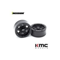 Incision 2IRC KMC KM233 Beadlock Blk/Blk IRC00254