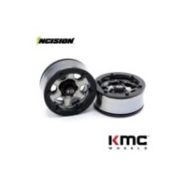 Incision 2IRC KMC KM233 Beadlock Black Chrome IRC00256