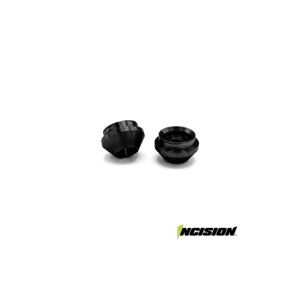 Incision Aluminum Spring Cup - Black Anodized IRC00460 Incision Aluminum Spring Cup - Black Anodized IRC00460
