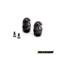 Incision 2S8E Machined Shock Cap Black IRC00514