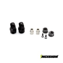 Incision 2S8E Machined Shock Cap Black IRC00514
