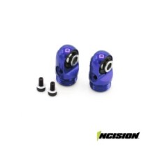 Incision 2S8E Machined Shock Cap Blue IRC00516