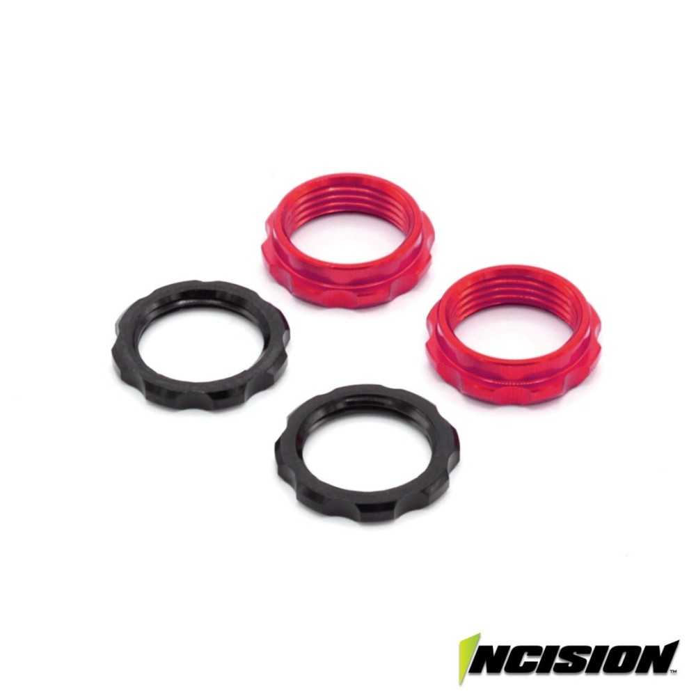 Incision 2S8E Machined Spring Collar Red IRC00525