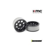Incision KMC KM237 Riot 1.9 Beadlock Wheels (2) IRC00530