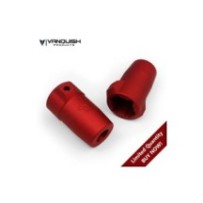 Vanquish Axial SCX10 Lockouts Red Anodized VPS01190