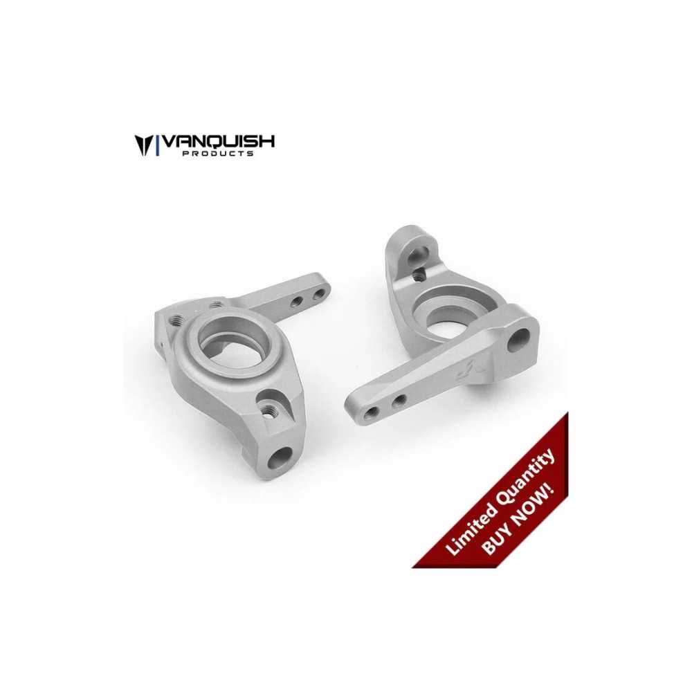 Vanquish Axial SCX10 8 Degree Knuckles Clear Anodized VPS02852