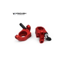 Vanquish Axial Wraith Steering Knuckles Red Anodized VPS03203