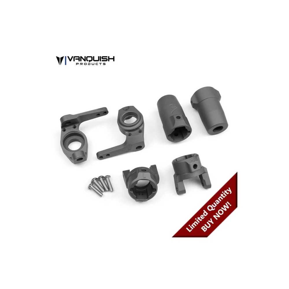 Vanquish Axial SCX10 Stage One Kit Grey Anodized VPS06519 Vanquish Axial SCX10 Stage One Kit Grey Anodized VPS06519