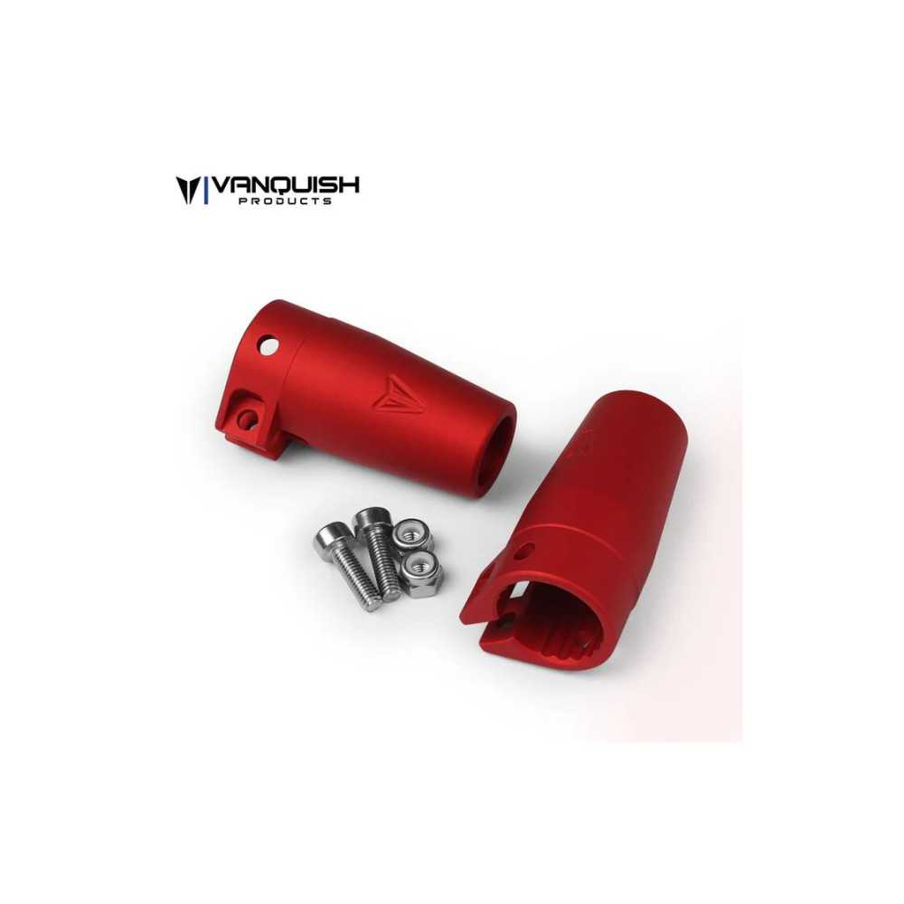 Cierres de bloqueo con abrazadera Wraith y Yeti anodizado rojo Vanquish VPS07674