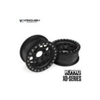 Vanquish KMC 1.9 XD127 Bully Black Anodized VPS07710
