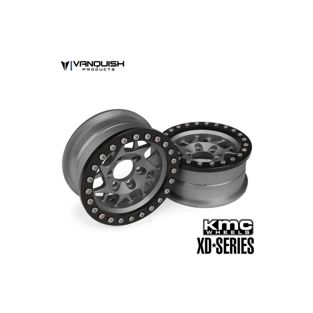 Vanquish KMC 1.9 XD127 Bully Grey Anodized VPS07712 Vanquish KMC 1.9 XD127 Bully Grey Anodized VPS07712