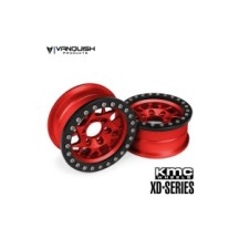 Vanquish KMC 1.9 XD127 Bully Red Anodized VPS07713
