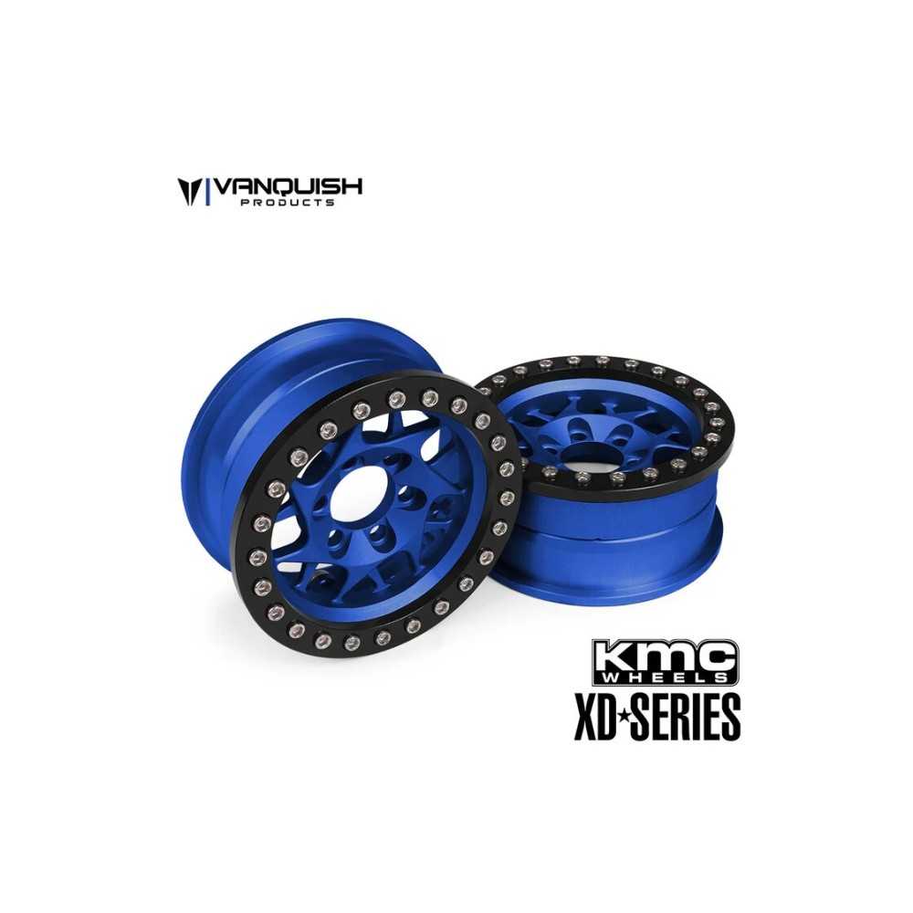 Llantas KMC XD127 Bully azul Vanquish 1.9 Llantas KMC XD127 Bully azul Vanquish 1.9