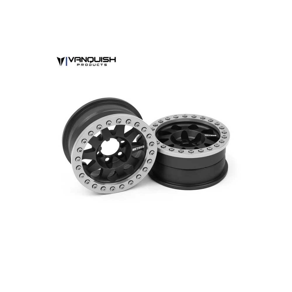 Llantas Crawler Vanquish Method 1.9 101 V2 Black Anodized VPS07756 Llantas Crawler Vanquish Method 1.9 101 V2 Black Anodized VPS07756