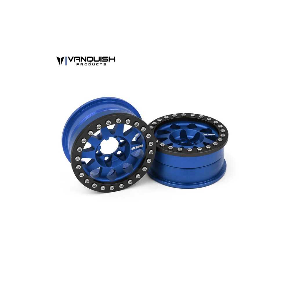 Llantas Crawler Vanquish Method 1.9 101 V2 Blue Anodized VPS07760 Llantas Crawler Vanquish Method 1.9 101 V2 Blue Anodized VPS07760