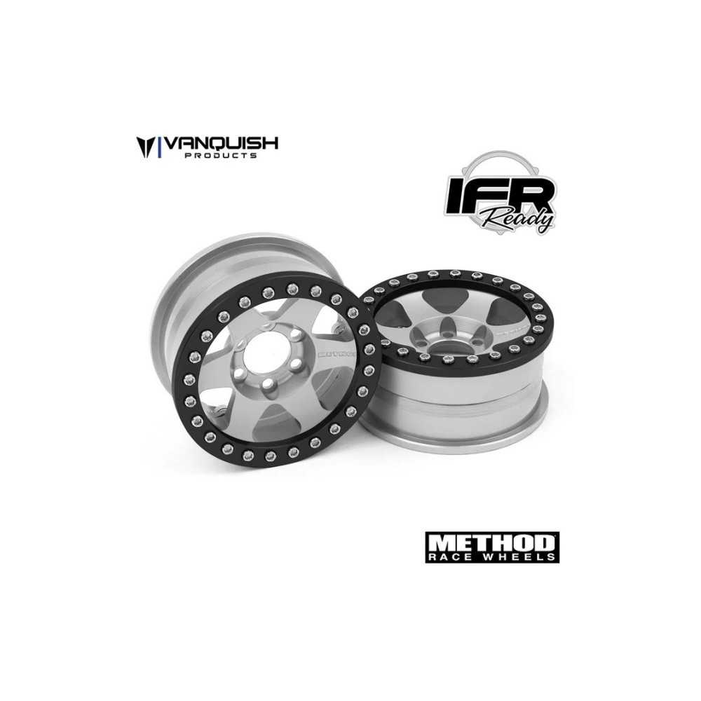 Llantas Crawler Vanquish Method 1.9 310 Clear Anodized VPS07764 Llantas Crawler Vanquish Method 1.9 310 Clear Anodized VPS07764