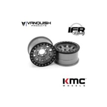 Llanta KMC 1.9 KM236 Tank gris anodizada Vanquish