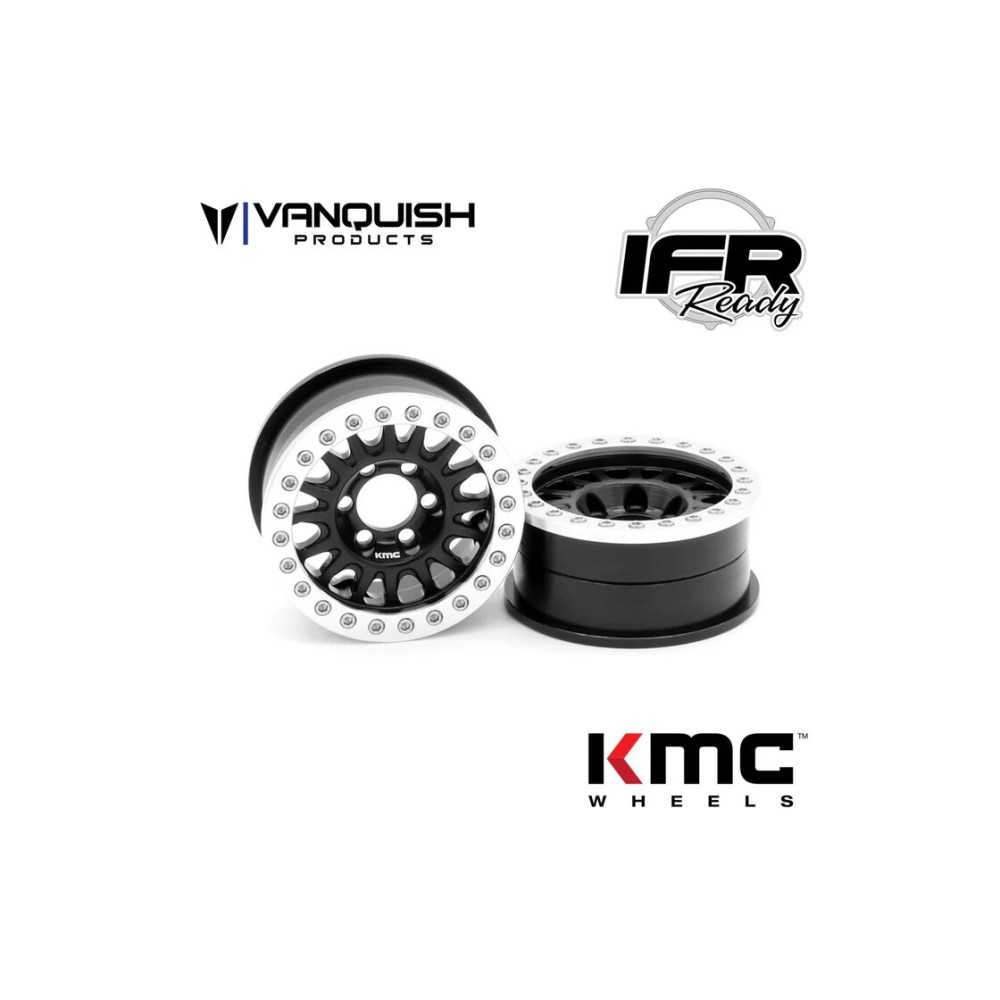 Vanquish KMC 1.9 KM445 Impact Black Anodized VPS07801
