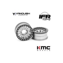 Llanta KMC 1.9 KM445 Impact transparente anodizada Vanquish