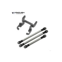Soporte de servo SCX10-2 F9 gris Vanquish