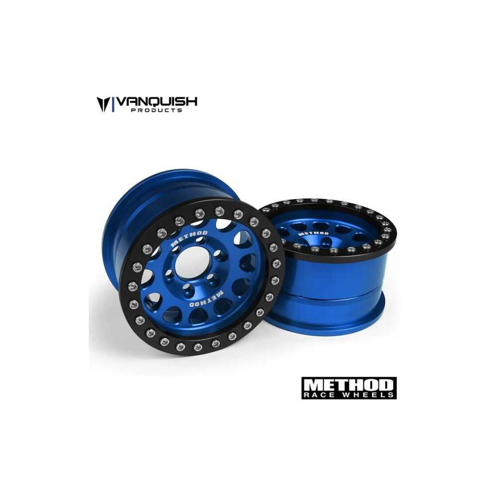 Llantas Crawler Vanquish Method 1.9 Race Wheel 105 Blue Black Anodized VPS07916 Llantas Crawler Vanquish Method 1.9 Race Wheel 105 Blue Black Anodized VPS07916