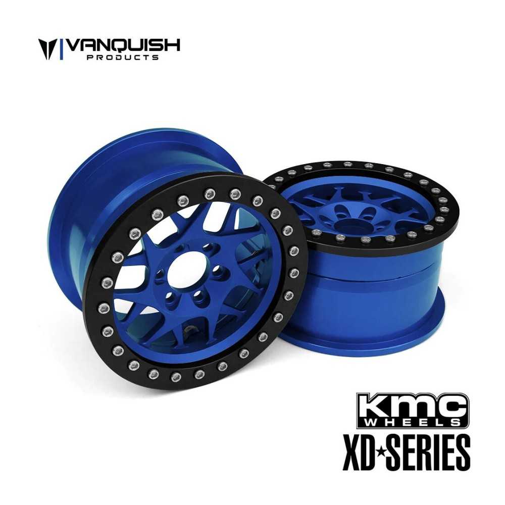 Vanquish KMC 2.2 XD127 Bully Blue Anodized VPS08035