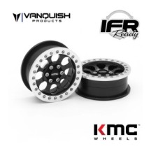 Vanquish KMC 2.2 KM237 Riot Black Anodized VPS08060