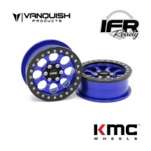 Llanta KMC 2.2 Riot azul Vanquish VPS08064