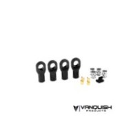 Vanquish Machined Rod Ends - Black VPS08500
