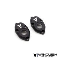 Vanquish F10 Aluminum Portal Rear Axle Caps - Black VPS08627