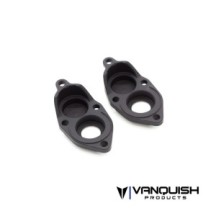 Vanquish F10 Aluminum Portal Rear Axle Caps - Black VPS08627