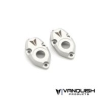 Vanquish F10 Aluminum Portal Rear Axle Caps - Clear VPS08628