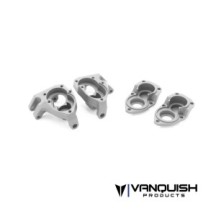 Manguetas de eje pórtico de aluminio transparente F10 Vanquish VPS08641