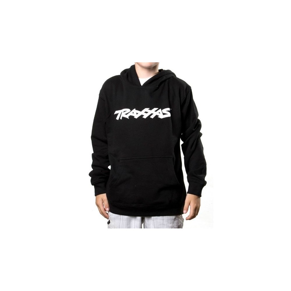 Sudadera negra con capucha y logo de Traxxas, talla L Traxxas TRX1397-L Sudadera negra con capucha y logo de Traxxas, talla L Traxxas TRX1397-L