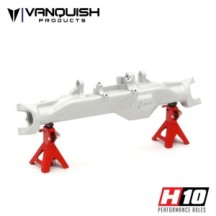 Carcasa eje pórtico delantero aluminio claro Vanquish H10 VPS08811