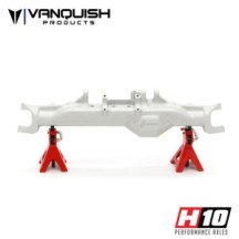 Carcasa eje pórtico delantero aluminio claro Vanquish H10 VPS08811