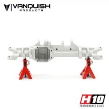 Carcasa eje pórtico delantero aluminio claro Vanquish H10 VPS08811