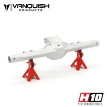 Carcasa de eje pórtico trasero de aluminio transparente H10 Vanquish VPS08817 (2)