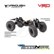 Vanquish VRD Stance RTR plateado 1/10 VPS09009B