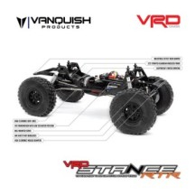 Vanquish VRD Stance RTR plateado 1/10 VPS09009B