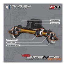 Vanquish VRD Stance RTR plateado 1/10 VPS09009B