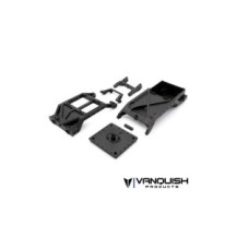 Juego de arriostres de chasis y soporte de servo VS4-10 Vanquish VPS10126