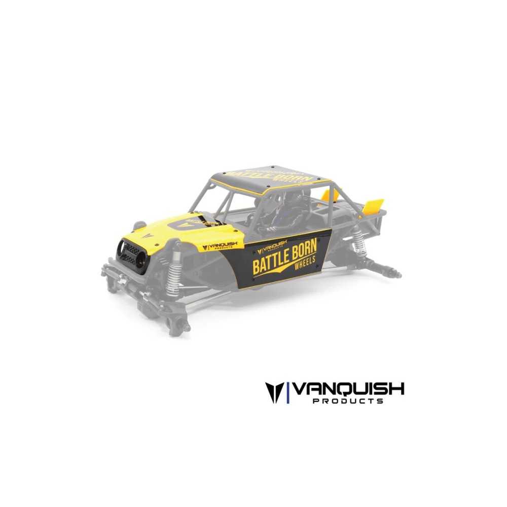 Paneles de carrocería Vanquish Optic en color amarillo para chasis RC – VPS10513 Paneles de carrocería Vanquish Optic en color amarillo para chasis RC – VPS10513