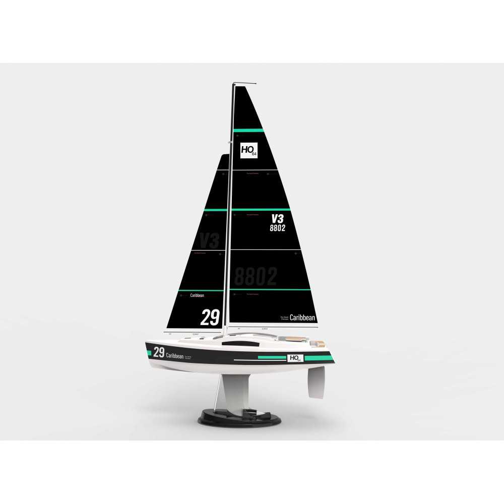 Barco de vela Joysway Caribbean V3 Yacht 260mm 2.4G RTR JW8802V3